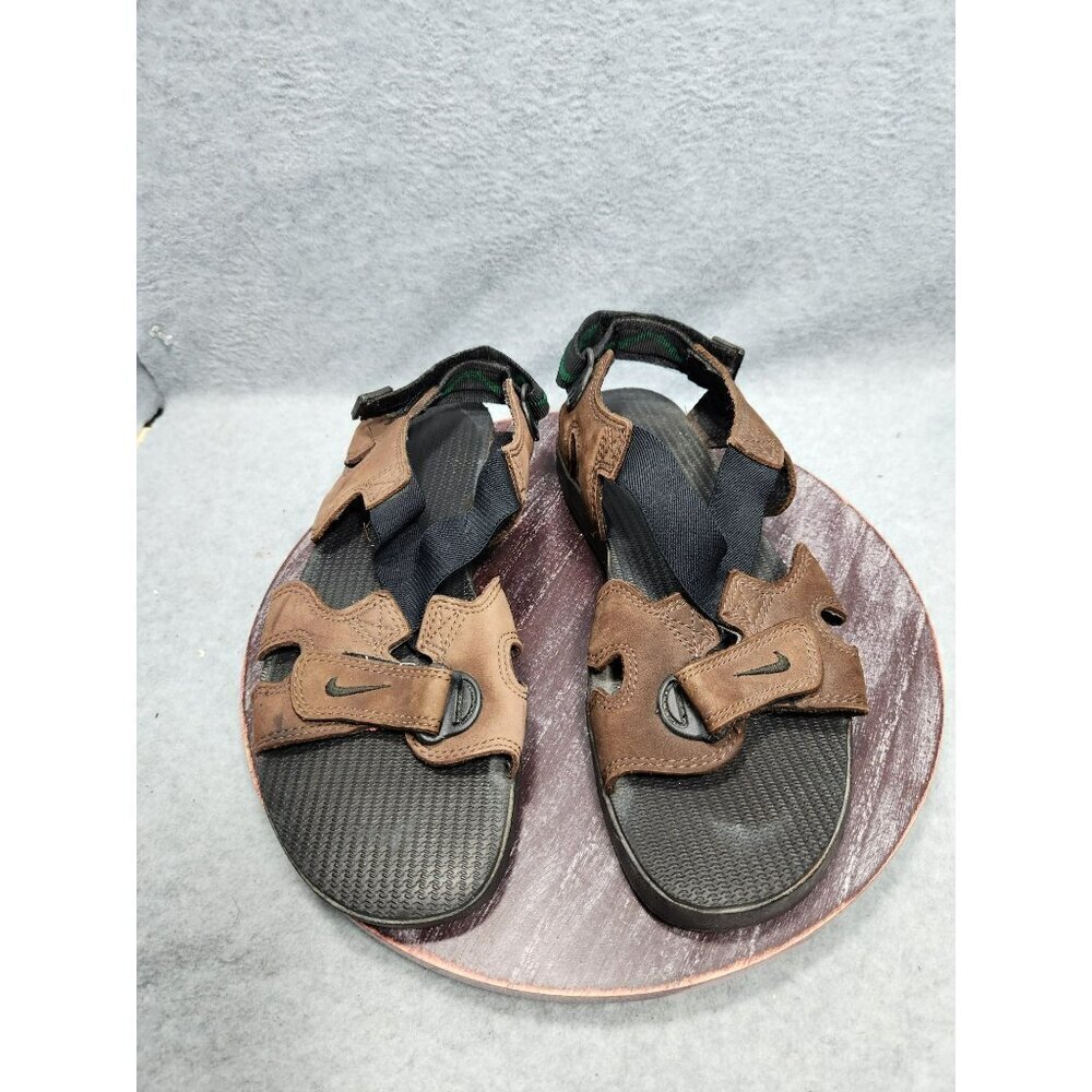 Nike womens Brown & Black‎ Sandals Size 10 Adjustable Straps Comfortable Durable